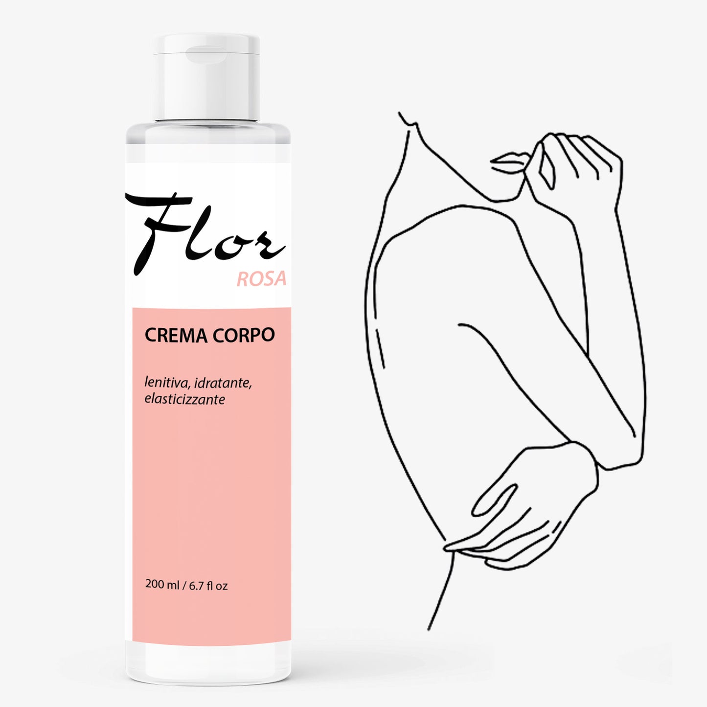 crema corpo rosa